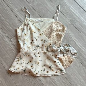 Xs peplum tank top in great condition